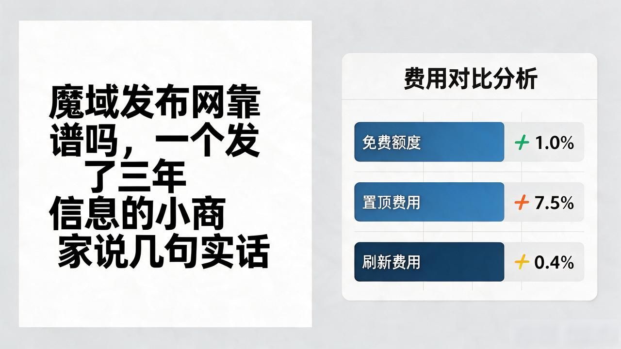 魔域发布网靠谱吗，一个发了三年信息的小商家说几句实话