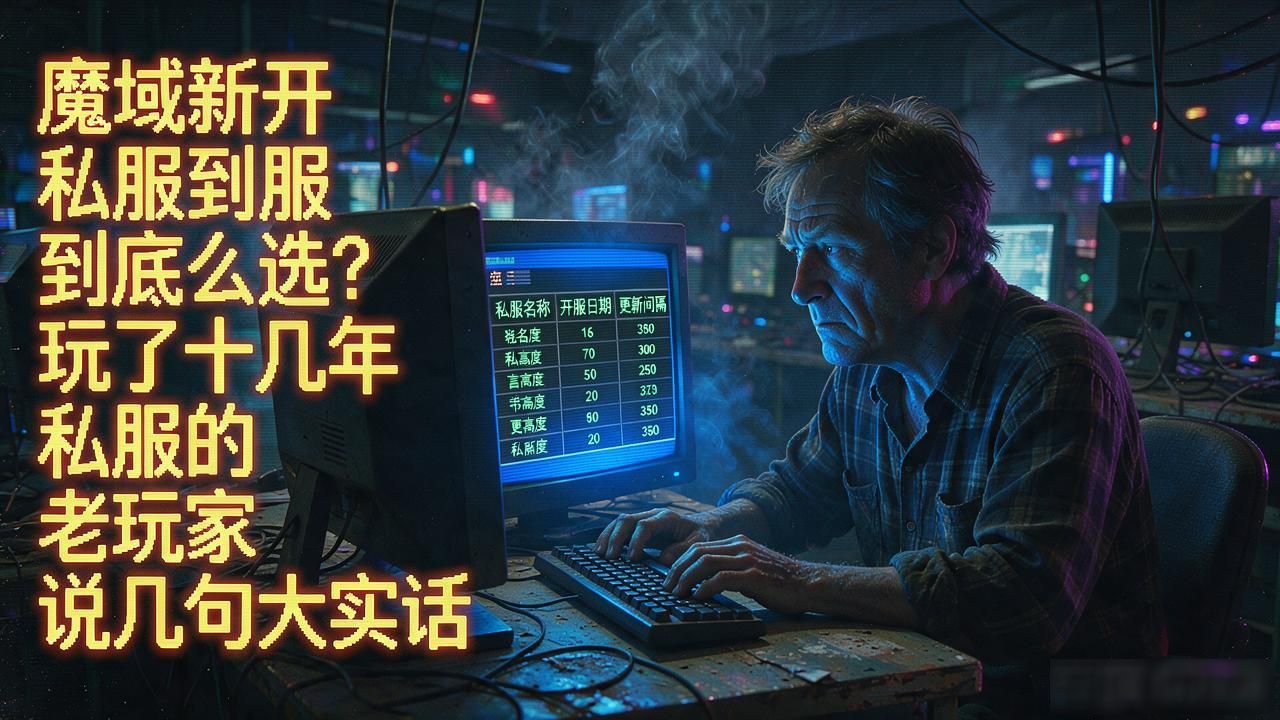 魔域新开私服到底怎么选？玩了十几年私服的老玩家说几句大实话