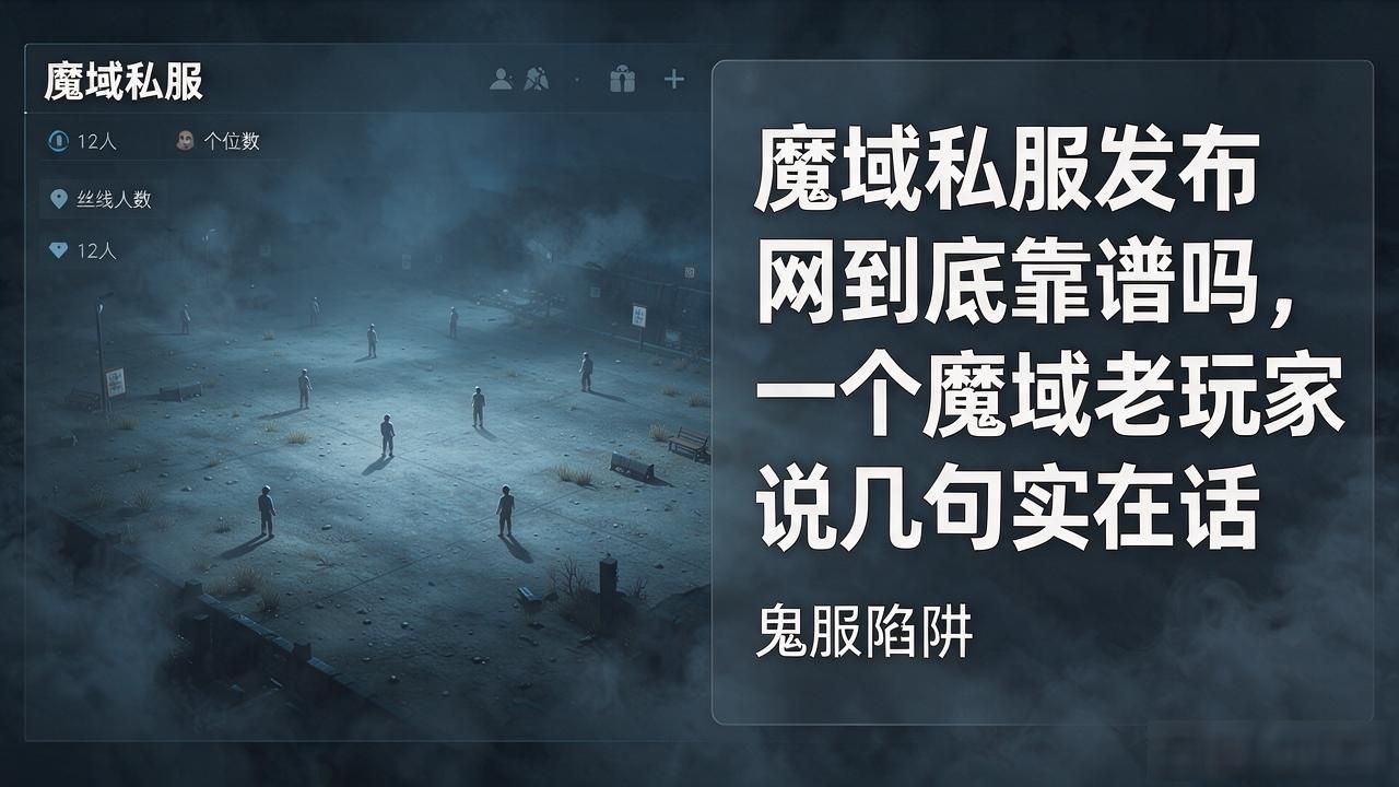 魔域私服发布网到底靠谱吗，一个魔域老玩家说几句实在话