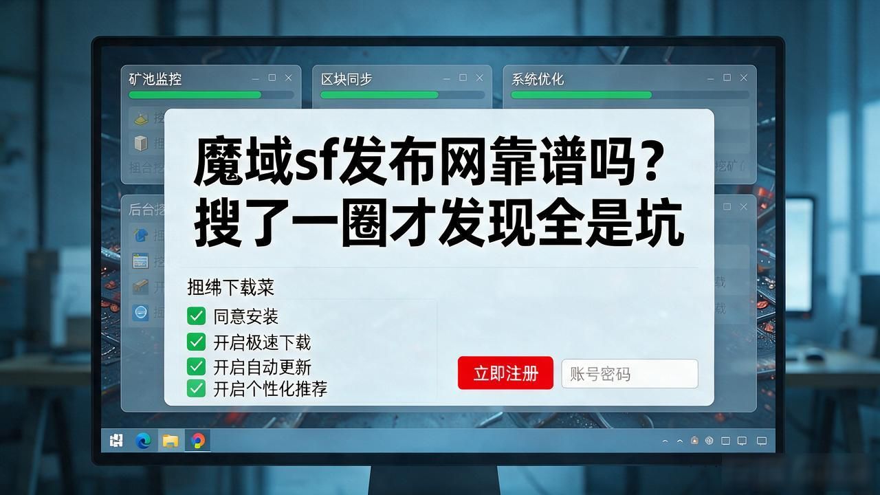 魔域sf发布网靠谱吗？搜了一圈才发现全是坑