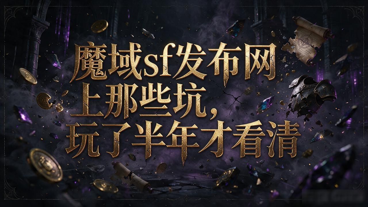 魔域sf发布网上那些坑，玩了半年才看清